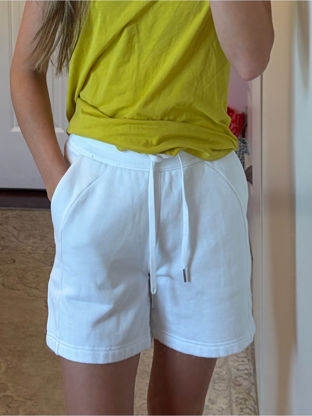 lululemon Scuba High-Rise Short 5" White